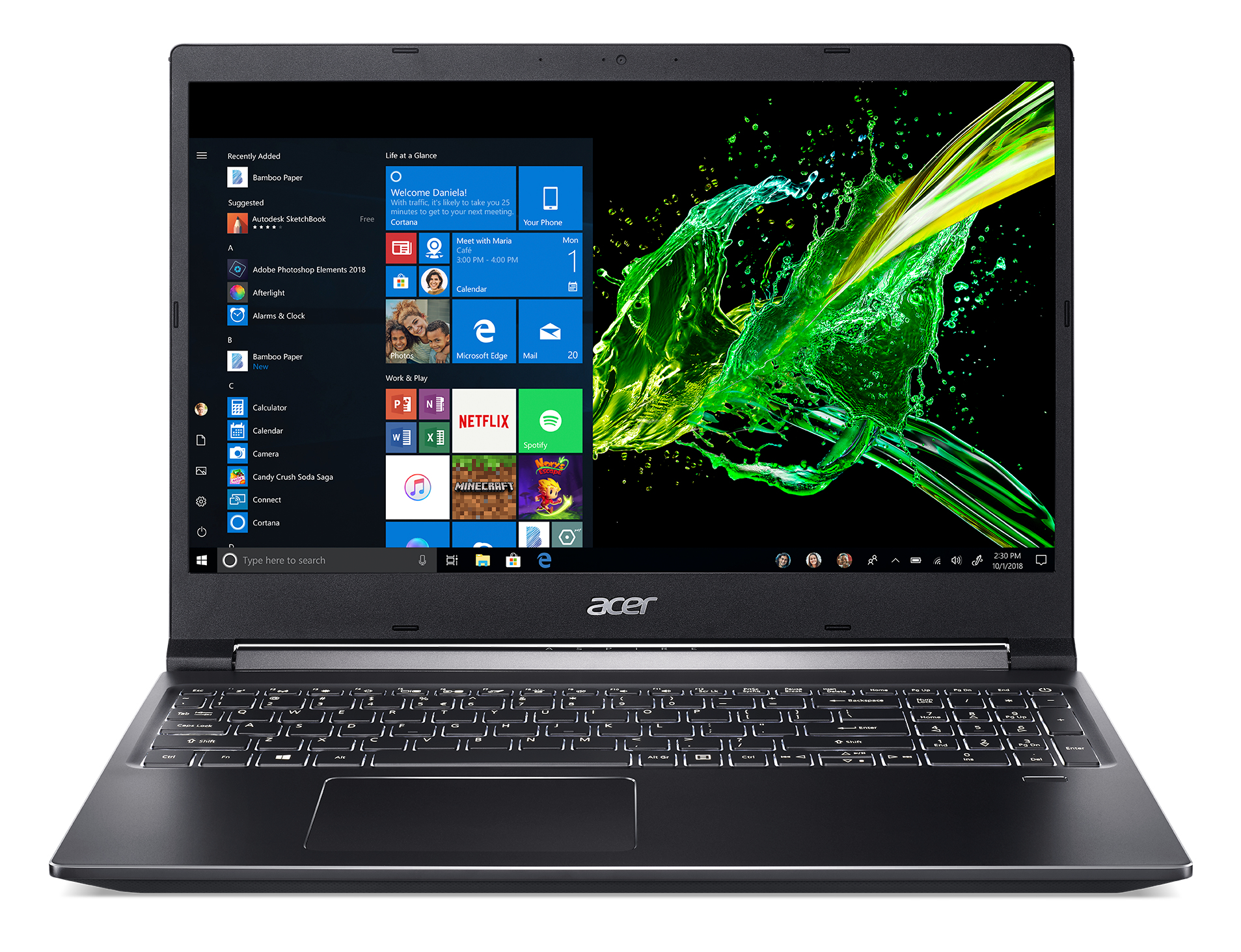 Acer Aspire 7 A715-74G-58E1 Intel® Core™ i5 i5-9300H Laptop