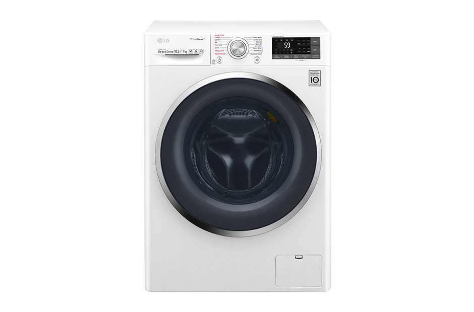 LG F4J8JH2W washer dryer Freestanding Front-load White – image 1