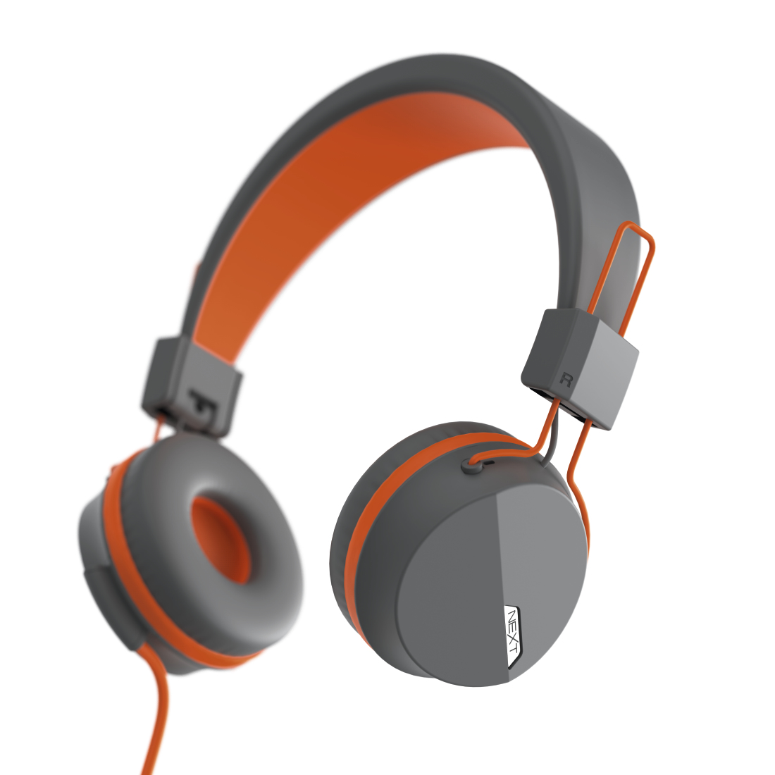 Hama 00184046 headphones/headset Wired Head-band Calls/Music Grey, Orange