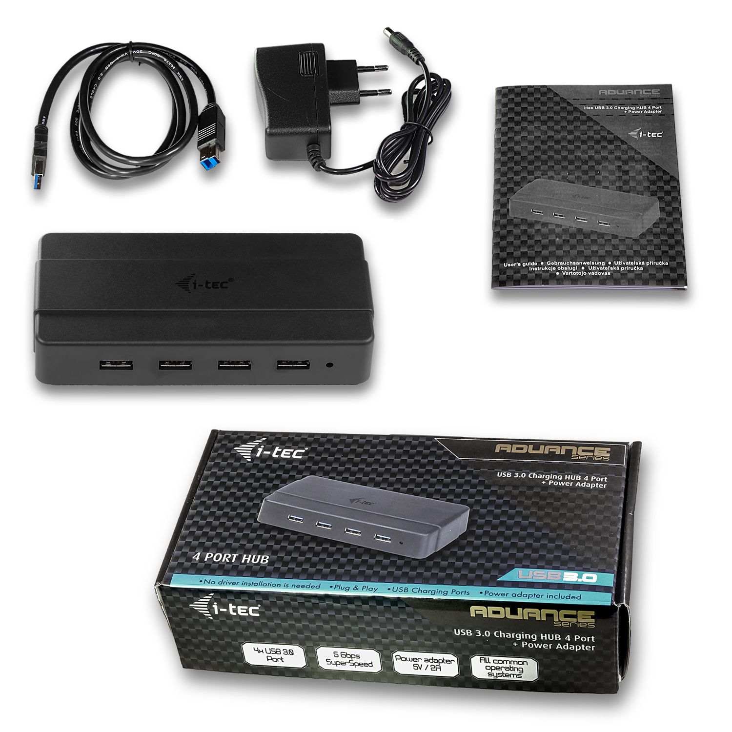 i-tec USB 3.0 Charging HUB 4 Port + Power Adapter – image 7