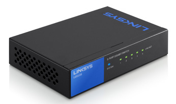 Linksys LGS105 network switch Gigabit Ethernet (10/100/1000) Black – image 1