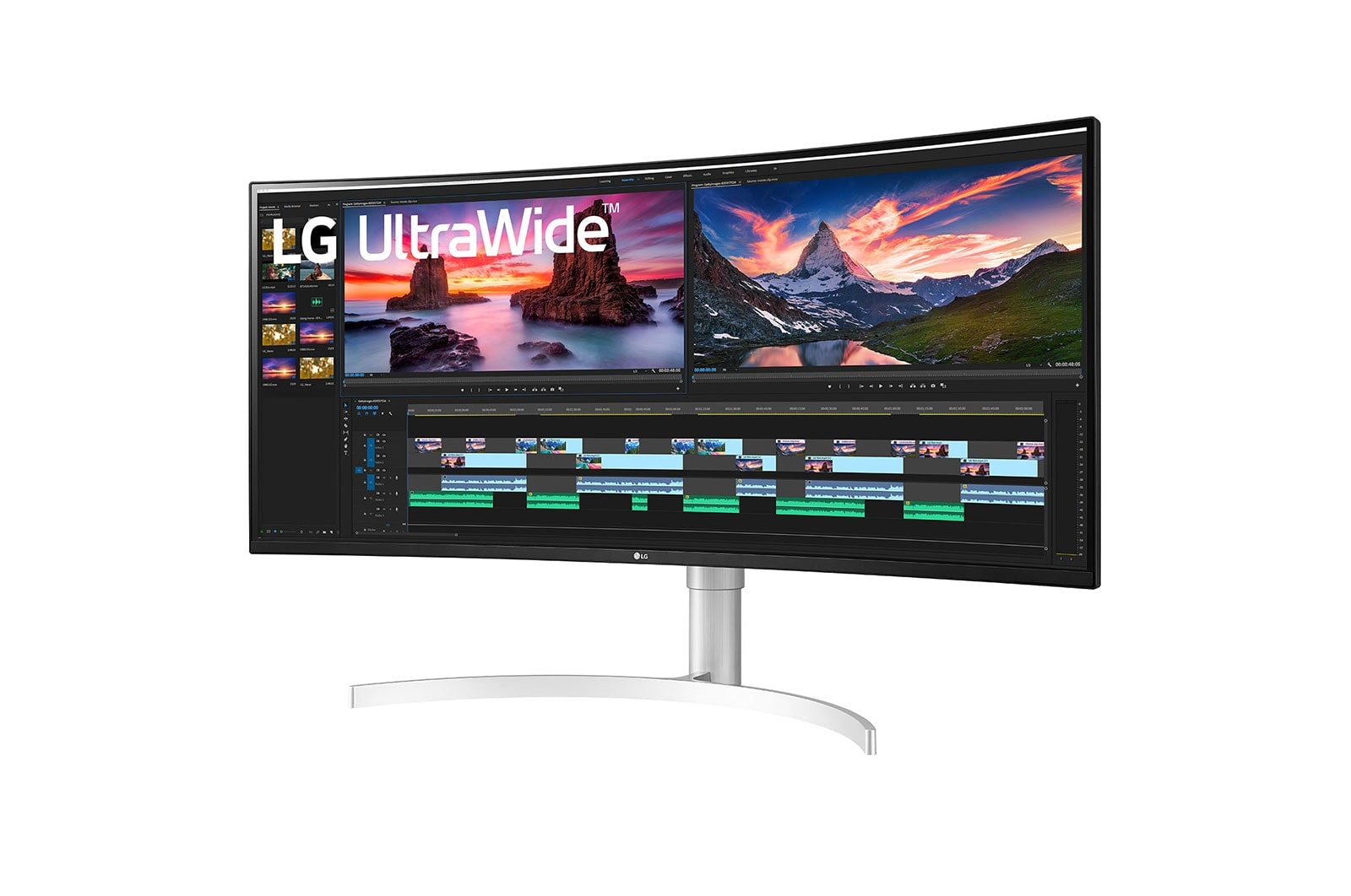 LG 38WN95CP-W computer monitor – image 2