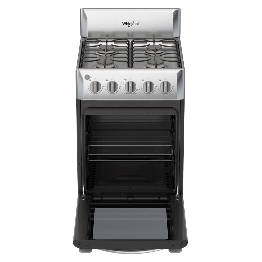 Whirlpool WWR3000S cooker Freestanding cooker Gas Grey – image 2