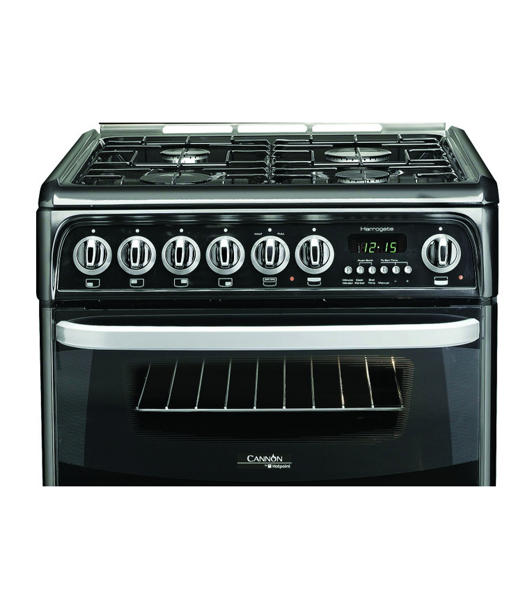 Hotpoint CH60DHKFS cooker Freestanding cooker Electric Gas Black – image 2