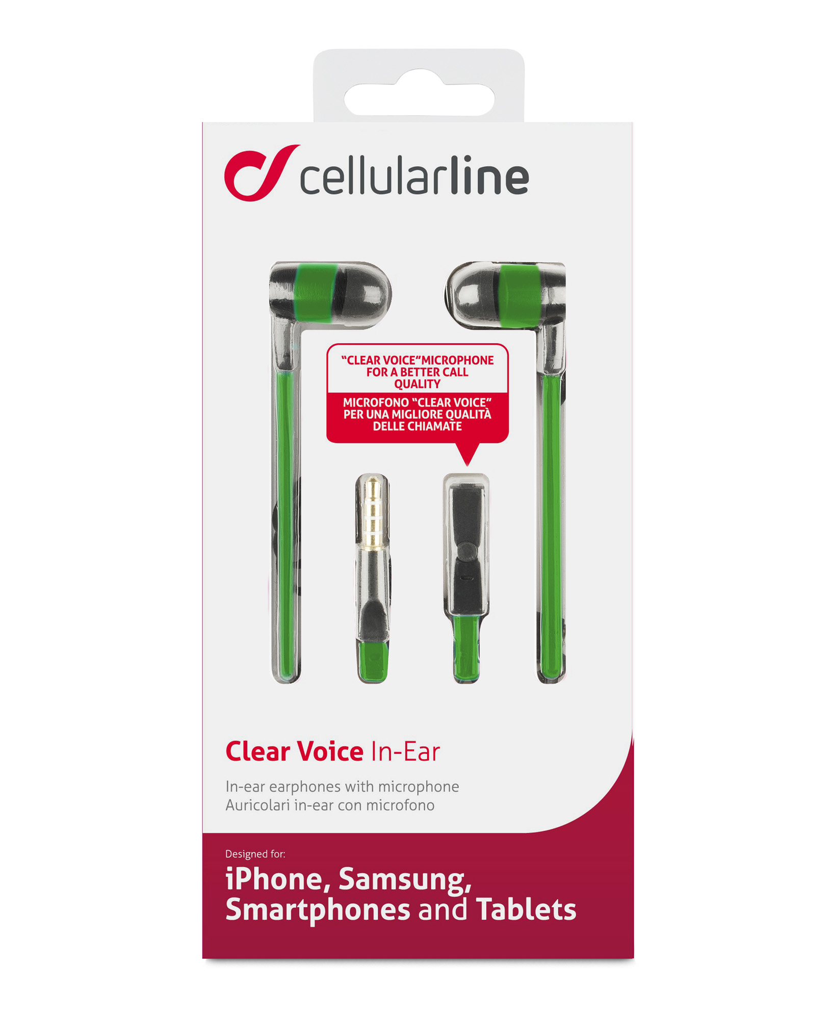 Cellularline Clear Voice Stereo In Ear - Universal – image 2