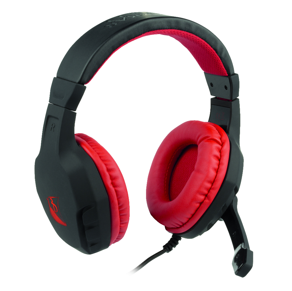 Konix Drakkar 61881187304 headphones/headset Wired Head-band Gaming Black, Red – image 3