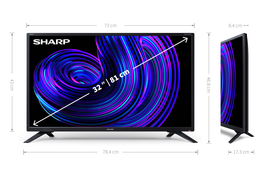 Sharp 32EE2E TV 81.3 cm (32") HD Smart TV Wi-Fi Black – image 6
