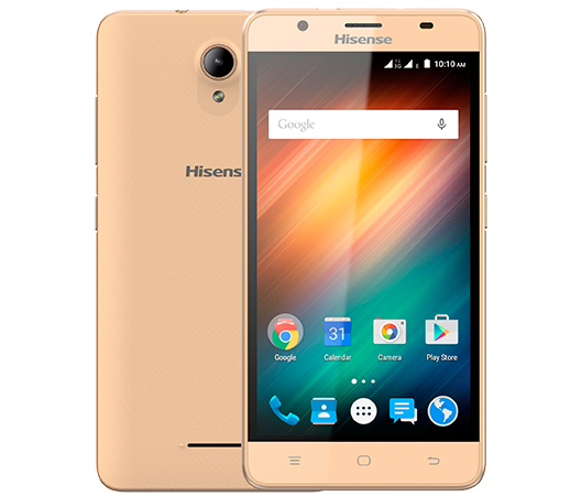 Hisense U989 14 cm (5.5") Dual SIM Android 6.0 4G 1 GB 8 GB 2500 mAh Gold