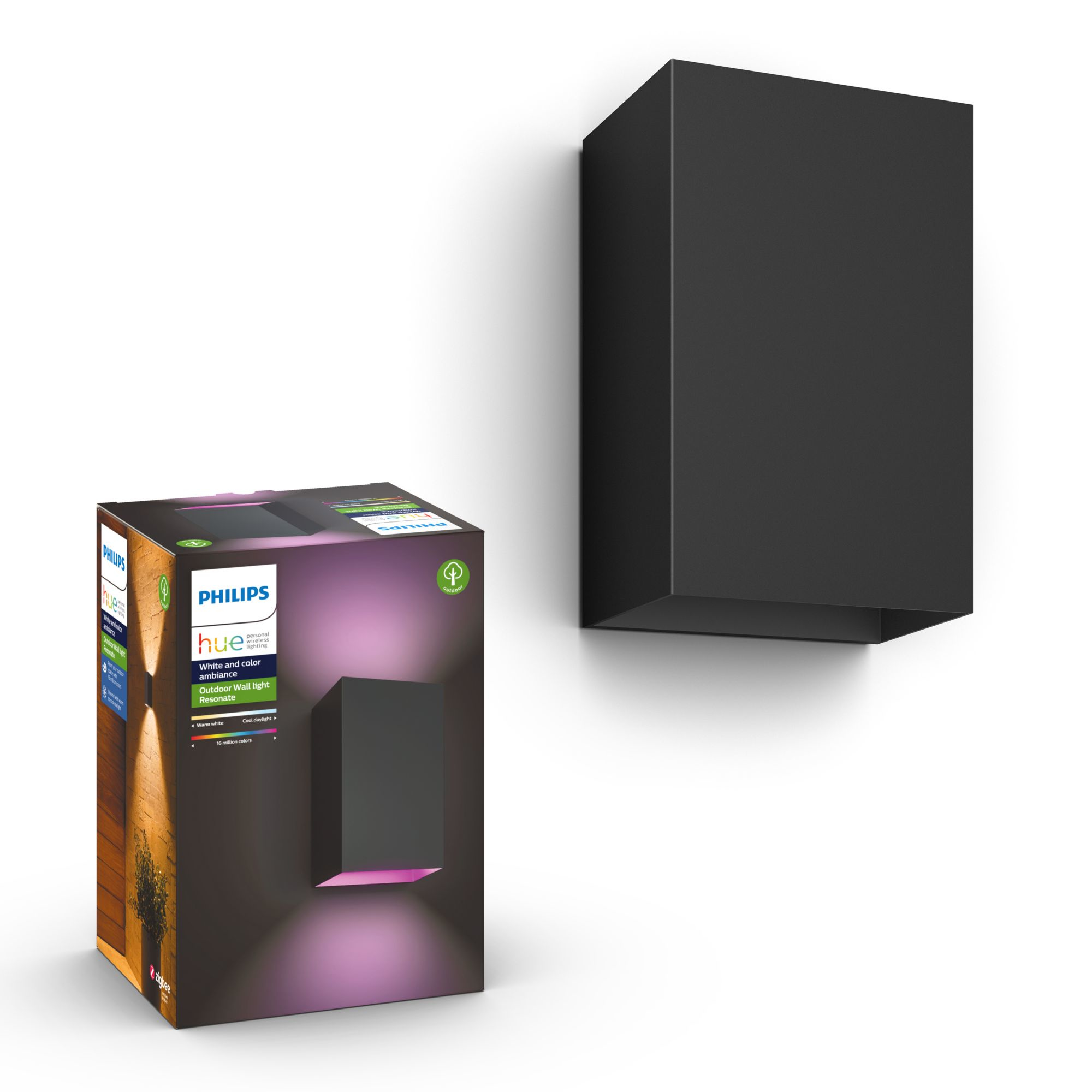 Philips by Signify Philips Hue White and colour ambience Resonate Outdoor wall light – image 7