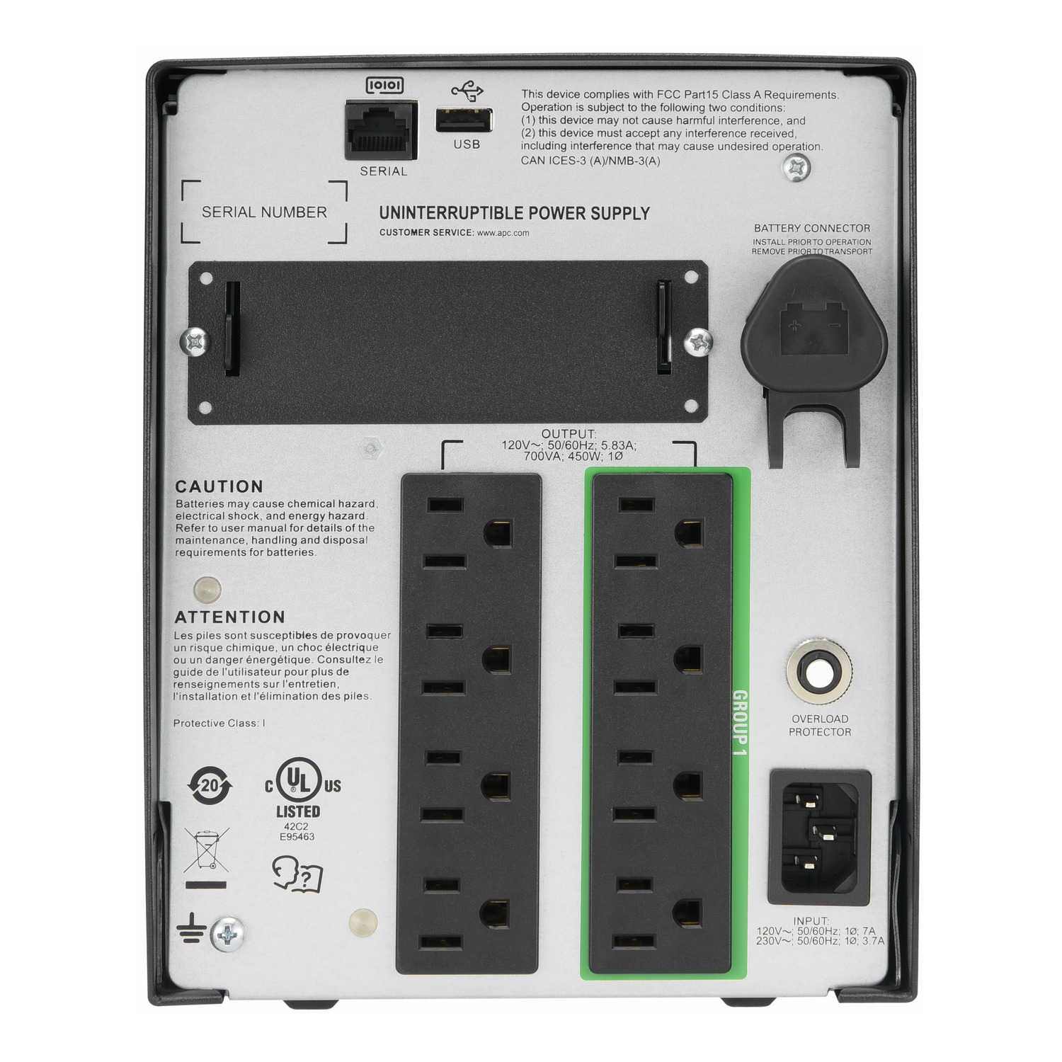 APC Smart-UPS, Line Interactive, 700VA, Tower – image 4