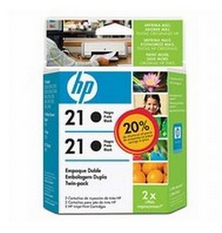 HP 21 2-pack Black