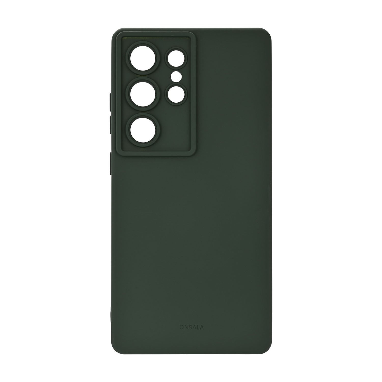 Onsala Phone Case with Silicone Feel Olive Green - Samsung Galaxy S26 Ultra