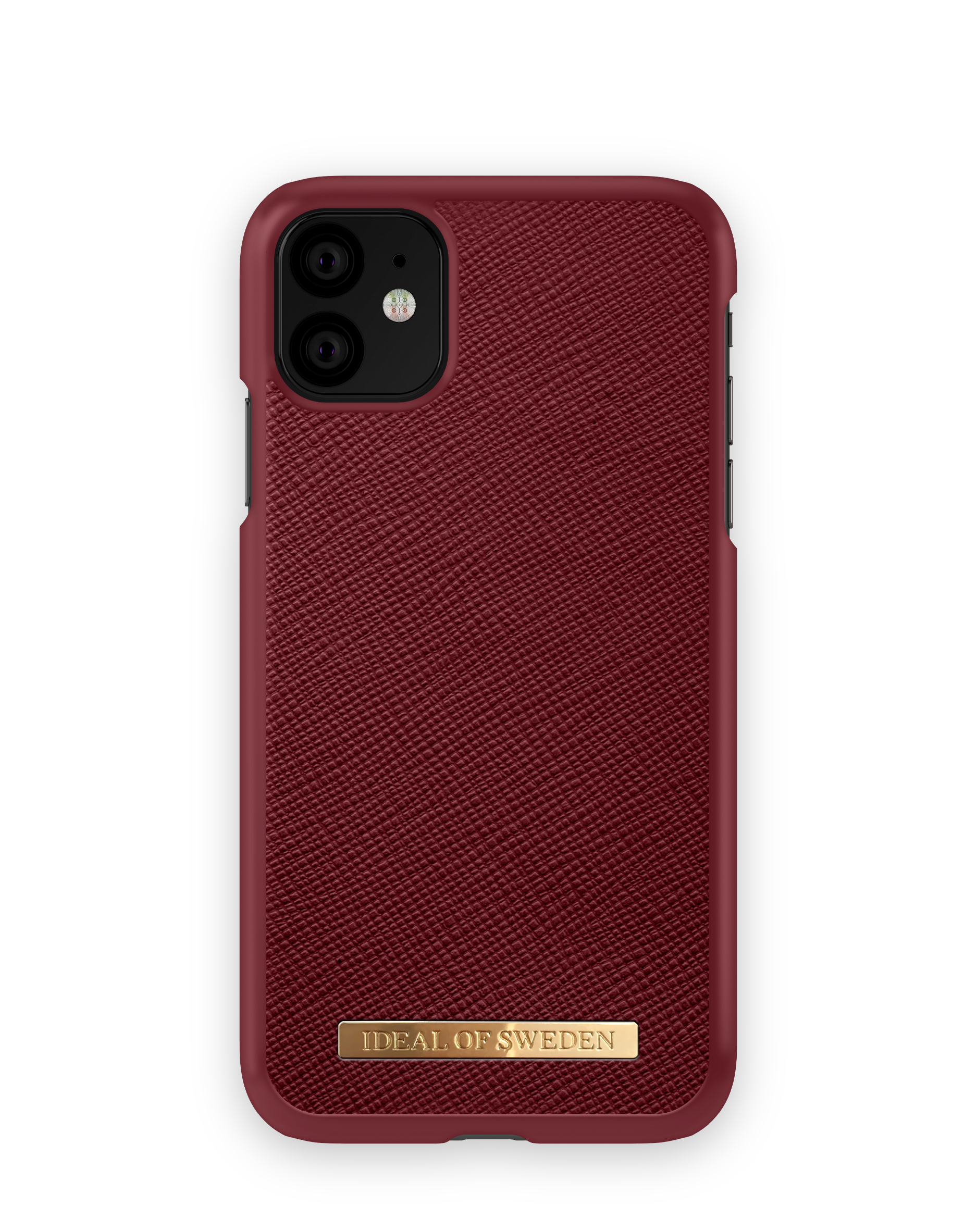 iDeal of Sweden Saffiano Case iPhone 11/XR Burgundy