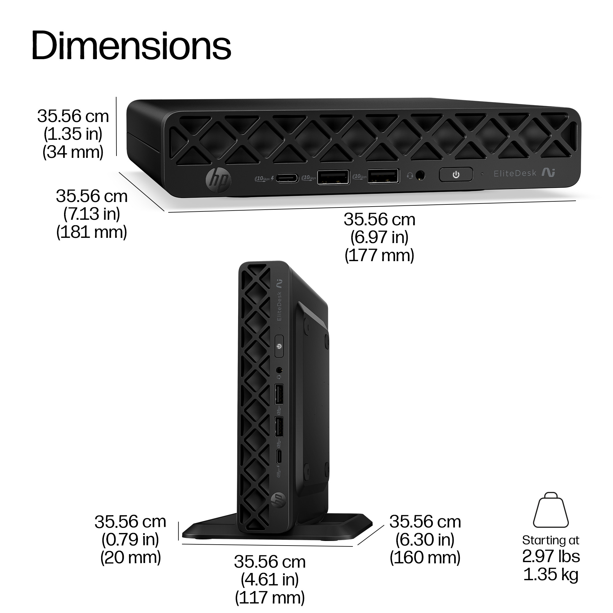 HP DN4S7EA PC/workstation Copilot+ PC AMD Ryzen™ AI 5 – image 5