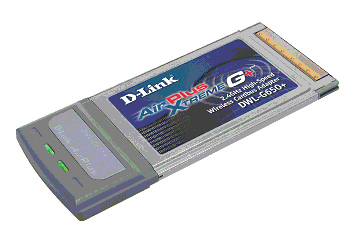 D-Link NIC ENet 54Mpbs Wless PCCard 32bit