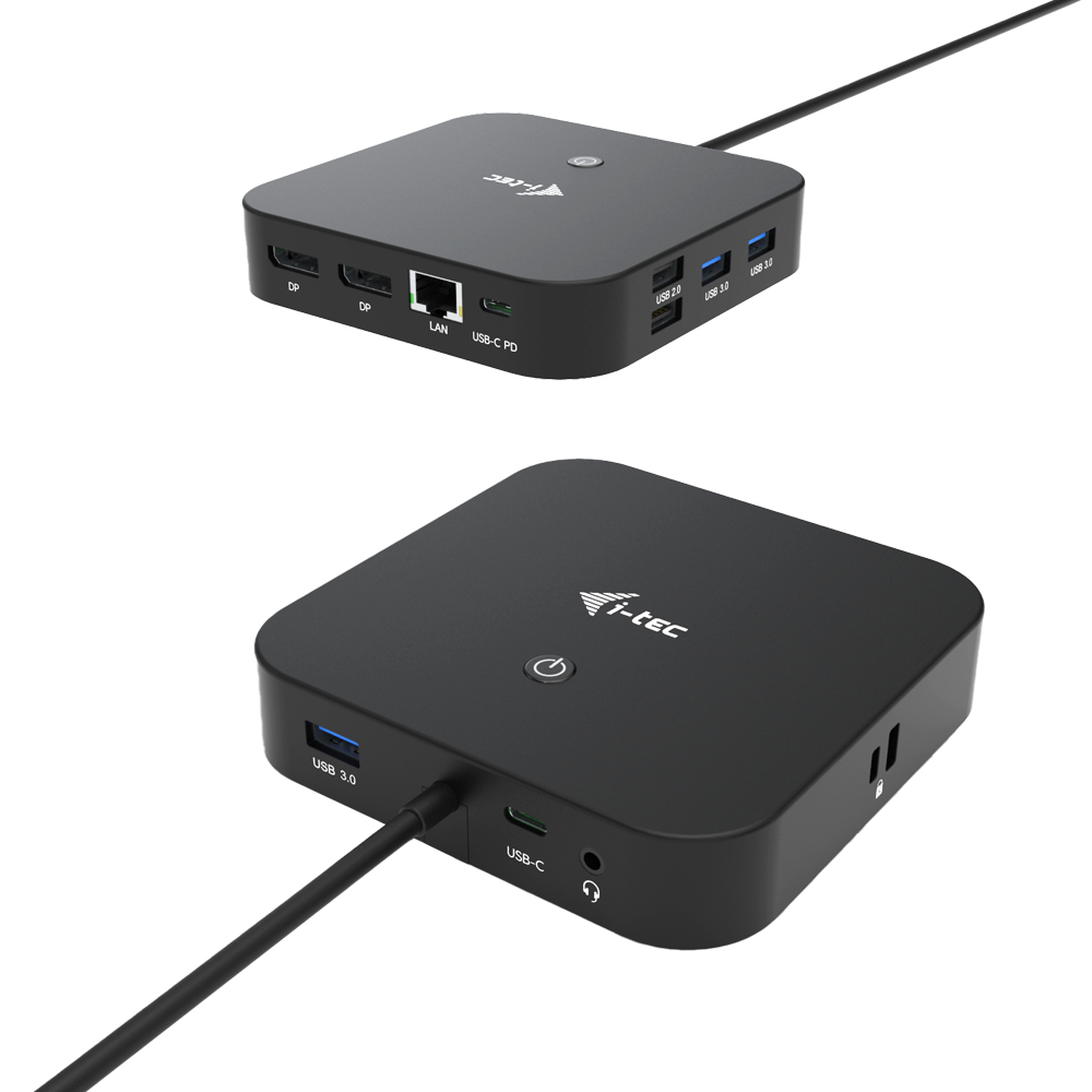 i-tec USB-C Dual Display Docking Station with Power Delivery