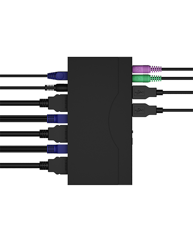 ICY BOX IB-KVM8801-HU2 KVM switch Black – image 5