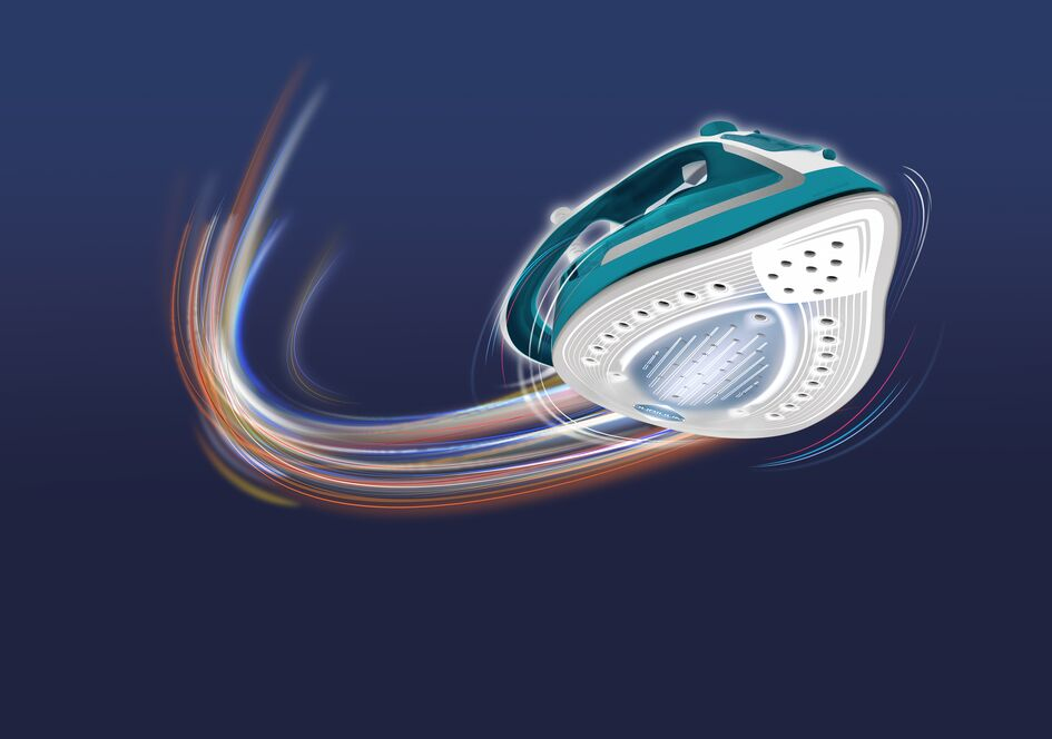 Tefal EasyGliss Plus FV5737 Dry & Steam iron Durilium soleplate – image 6