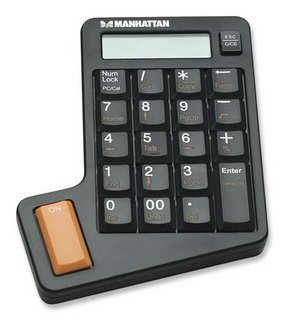 Manhattan 177399 keyboard Office USB Numeric Black – image 2