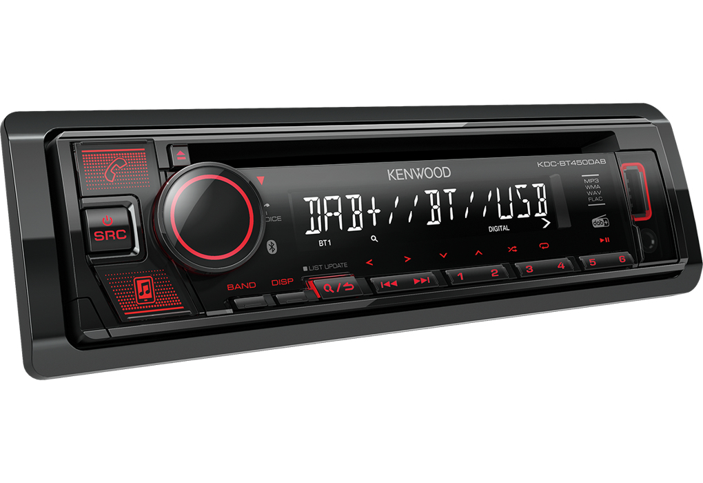 Kenwood KDC-BT450DAB car media receiver Black – image 2