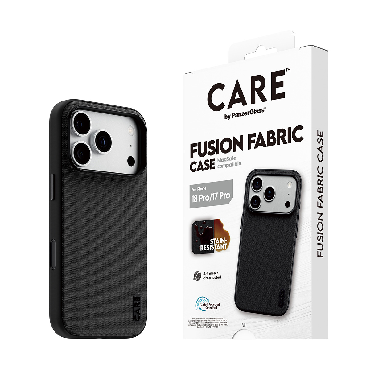PanzerGlass CARE™ by PanzerGlass® Fusion Fabric Case Black w. MagSafe iPhone 18 Pro | 17 Pro – image 6
