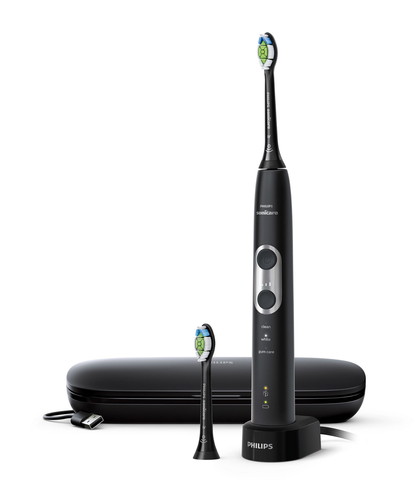 Philips Sonicare ProtectiveClean 6100 HX6462/08 electric toothbrush Adult Sonic toothbrush Black – image 2