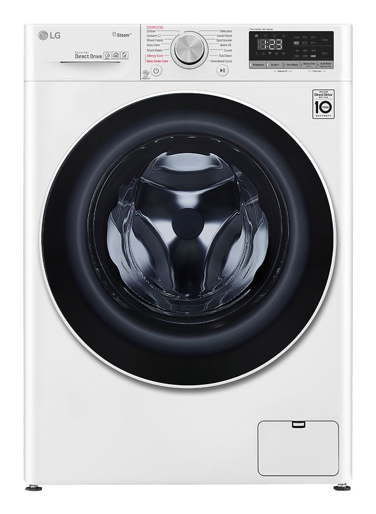 LG WSV0906WH washer dryer Freestanding Front-load White