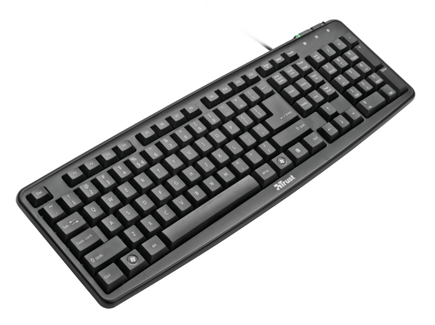 Trust 17190 keyboard USB Portuguese Black – image 2