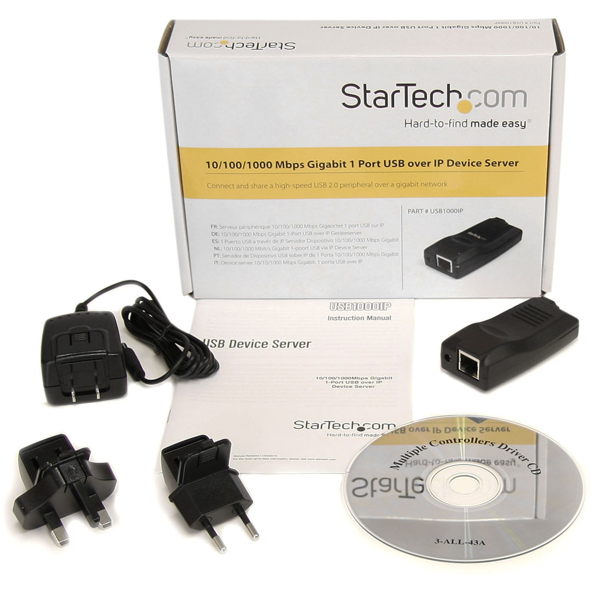 StarTech.com 10/100/1000 Mbps Gigabit 1 Port USB over IP Device Server - Windows 7 / XP / Vista ONLY – image 3