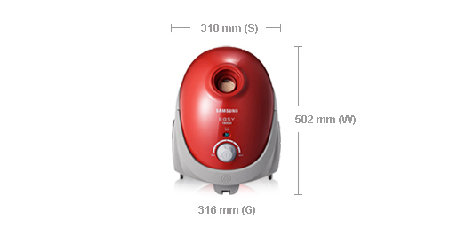 Samsung SC5251 2.4 L Cylinder vacuum Dry 1500 W Dust bag – image 6
