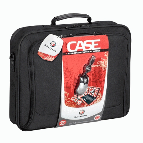 Targus XL Laptop Case & Retractable Optical Mouse – image 2