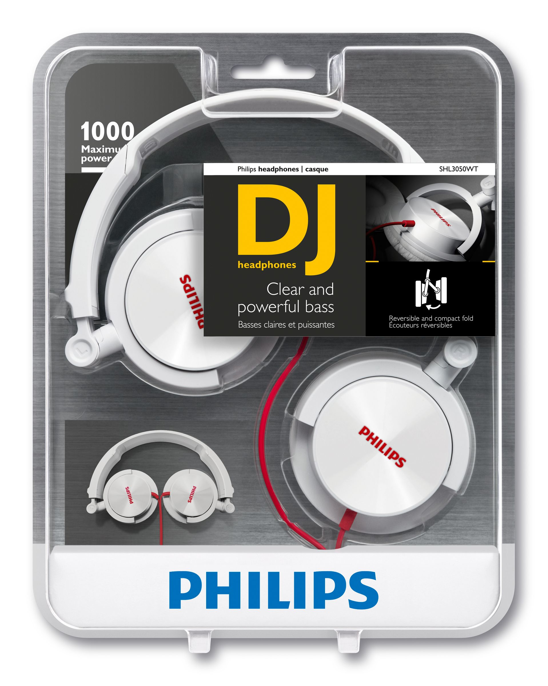 Philips SHL3050WT/27 headphones/headset Wired Head-band White – image 2
