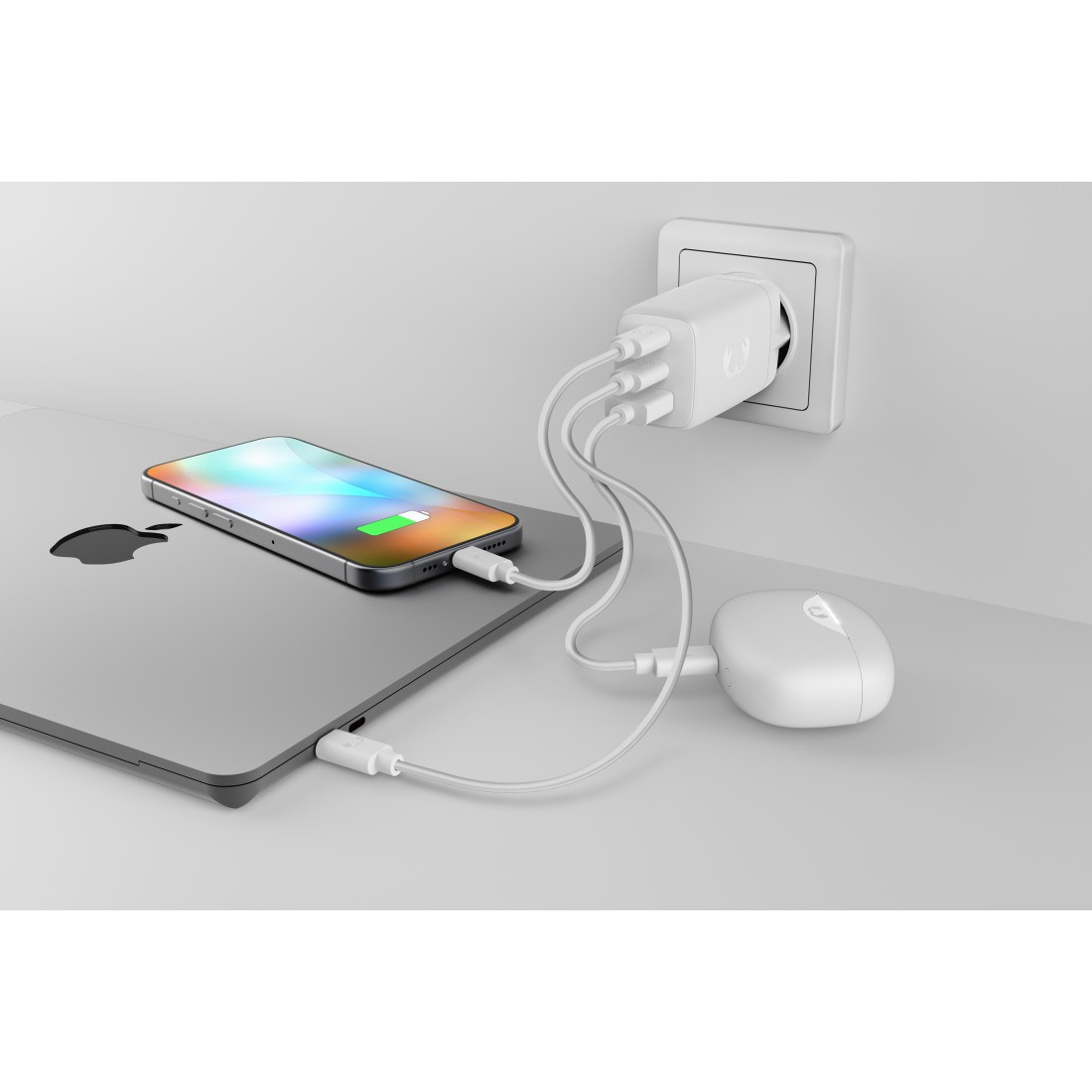 Hama 00232964 mobile device charger Tablet, Smartphone, Laptop, Headset, Headphones Light grey AC Fast charging Indoor – image 5