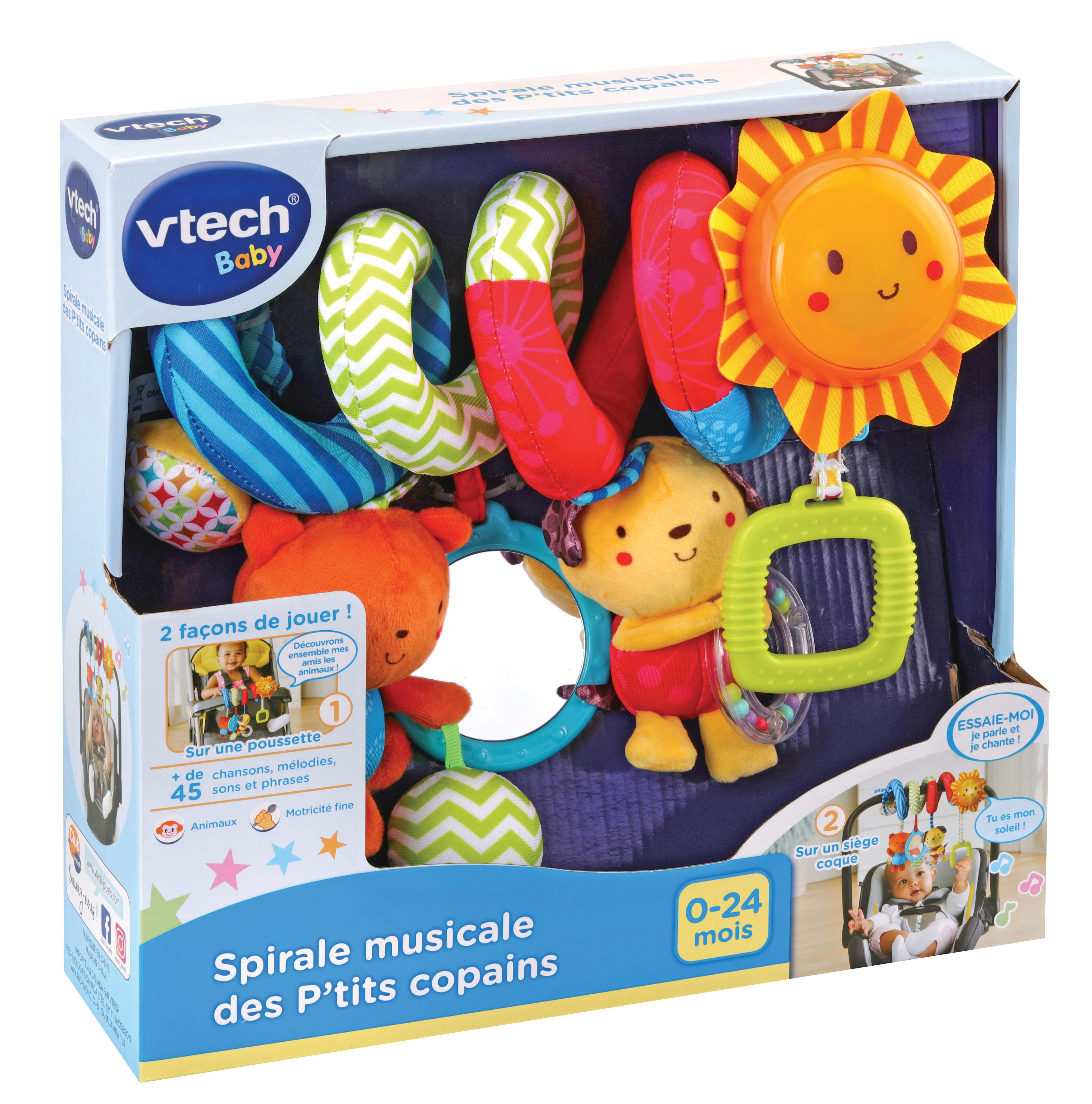 Resim VTech 80-522105 Çok Renkli Kumaş Oyuncak Erkek/Kız