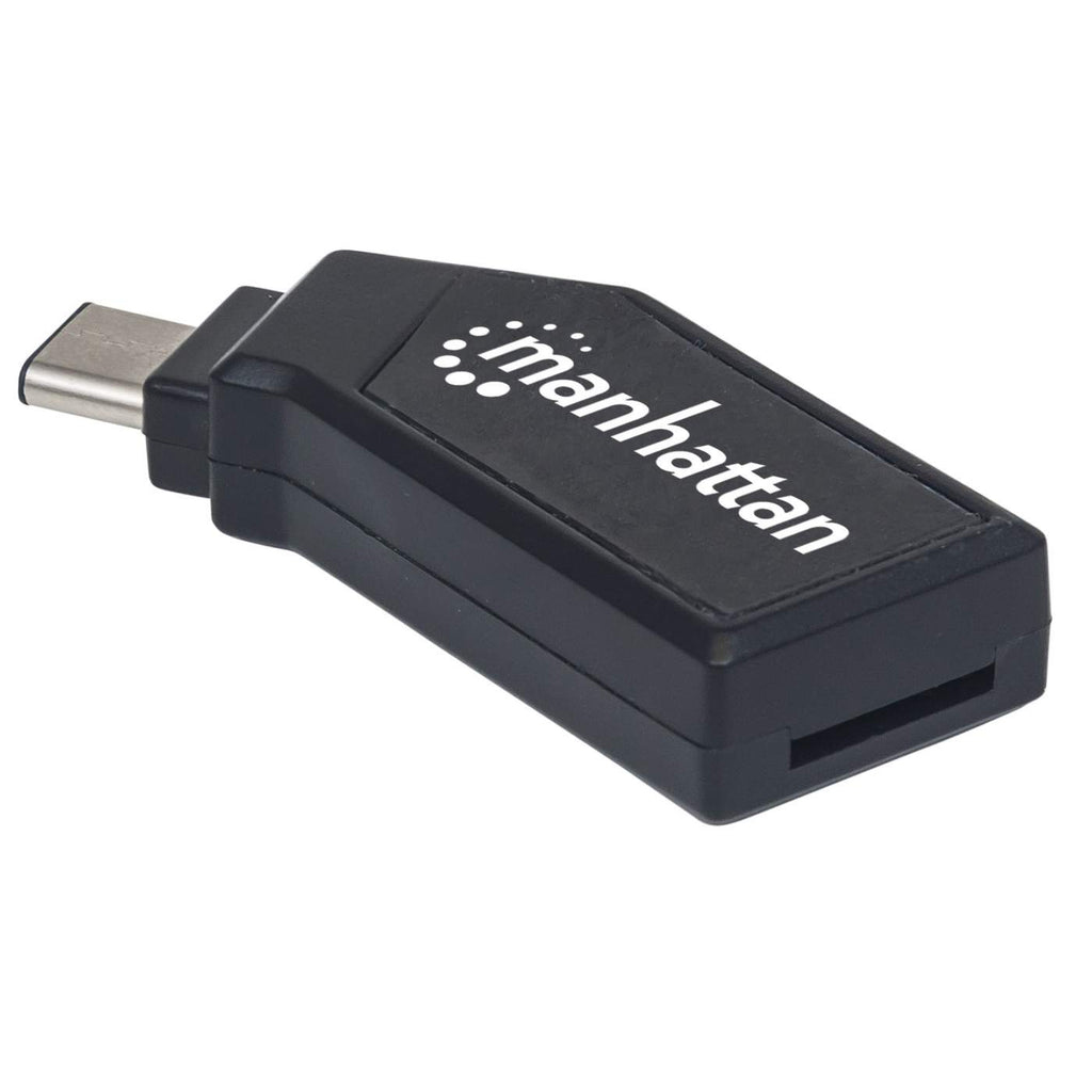 Manhattan USB-C Mini Multi-Card Reader/Writer, 480 Mbps, 24-in-1, Windows or Mac, Black, Blister – image 5