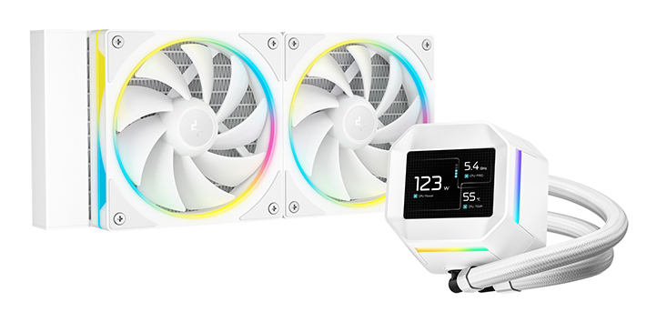 DeepCool LM240 WH Processor Liquid cooling kit 12 cm White 1 pc(s)