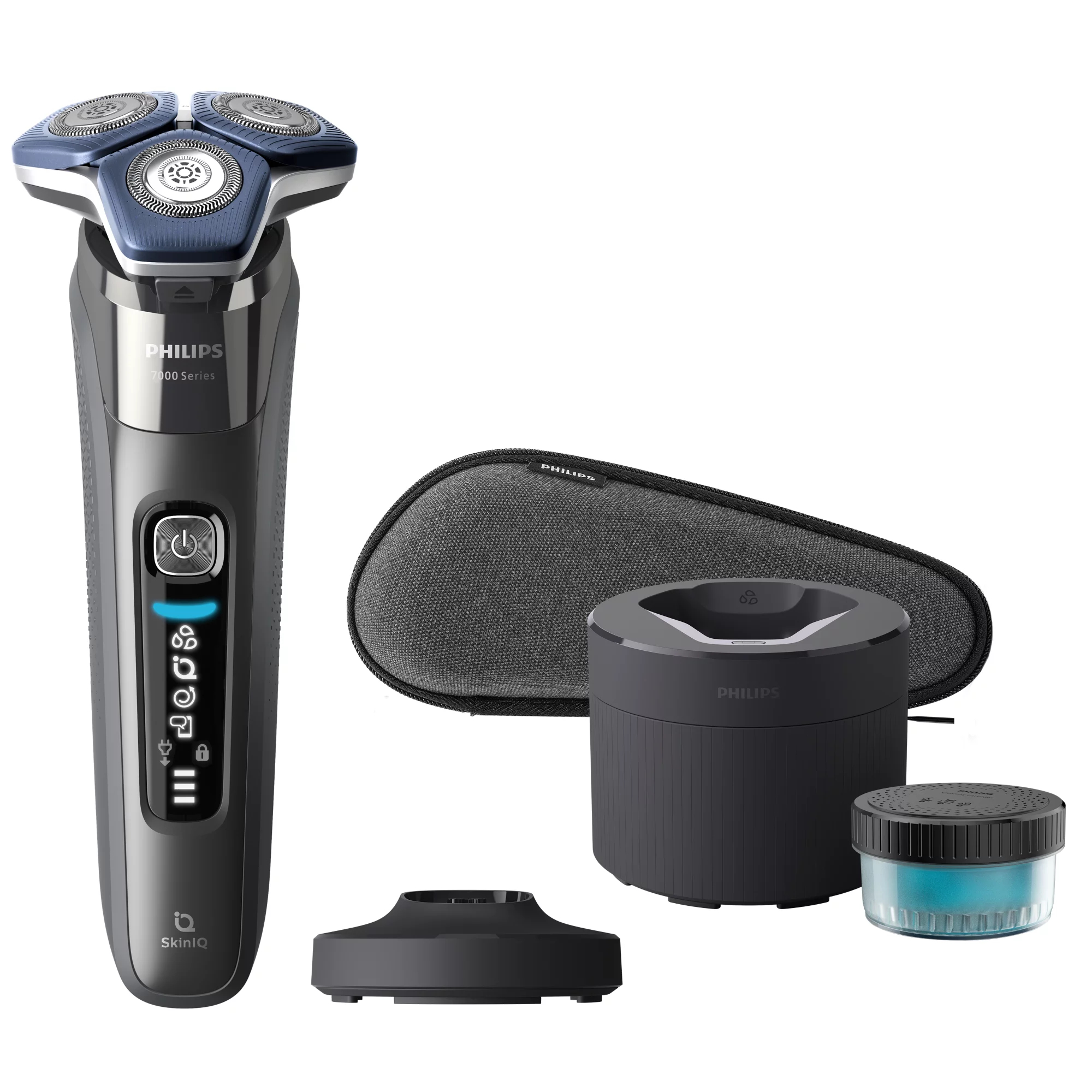 Philips SHAVER Series 7000 S7887/72 men's shaver Rotation shaver Trimmer Black, Chrome – image 1