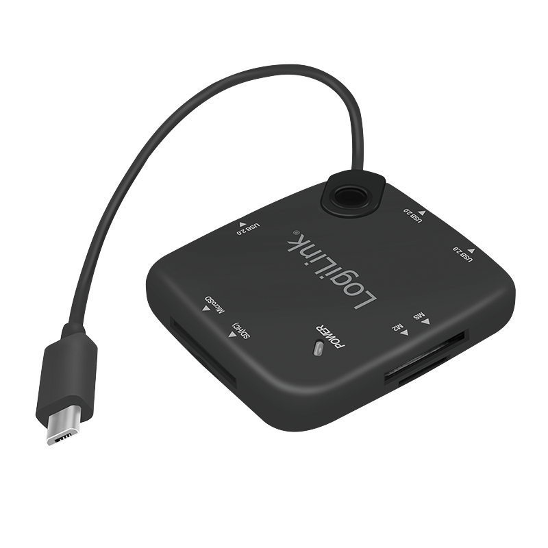 LogiLink UA0345 interface hub USB 2.0 Micro-B 480 Mbit/s Black – image 5
