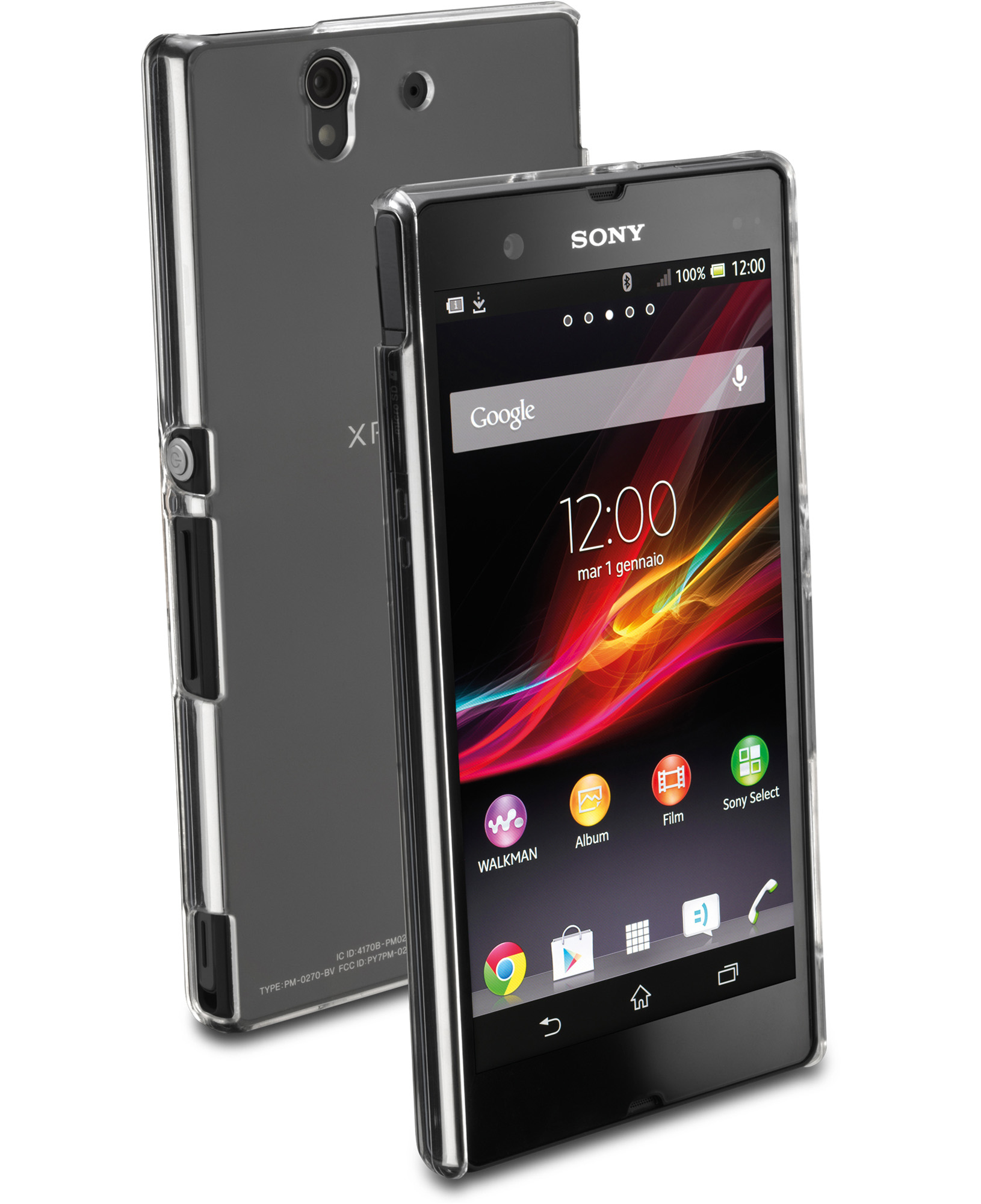 Cellularline Invisible Xperia Z- Transparent