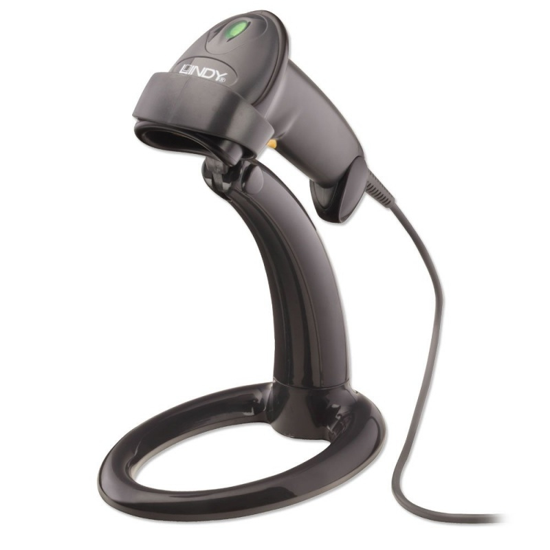 Lindy 20779 barcode reader Handheld bar code reader 1D Laser Black – image 2