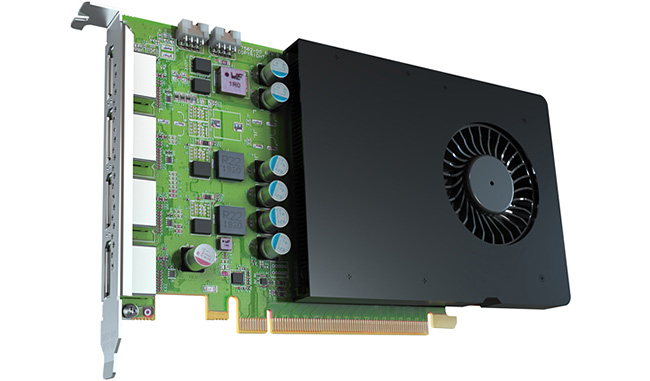 Matrox D-Series D1480 Quad DisplayPort Graphics Card / D1480-E4GB – image 2