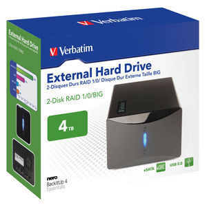 Verbatim 4TB RAID eSATA / USB 2.0
