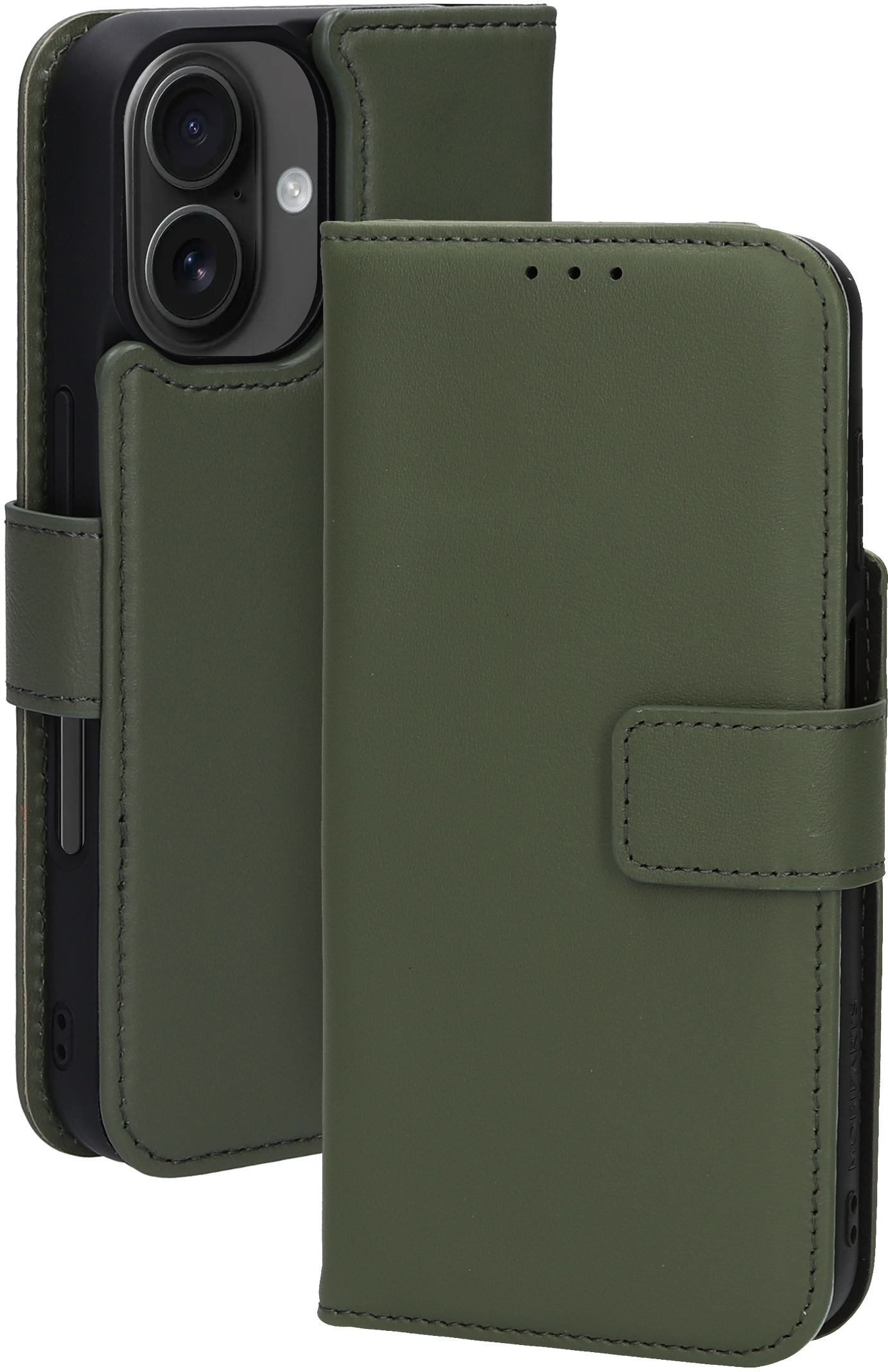 Mobiparts Leather 2 in 1 Wallet Case Apple iPhone 16 Green – image 2