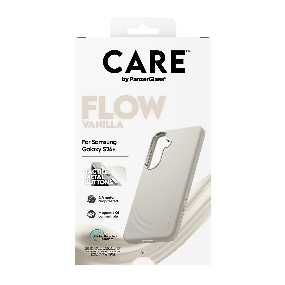 PanzerGlass CARE™ by PanzerGlass® Flow Case Vanilla w. Qi Samsung Galaxy S26+ – image 3
