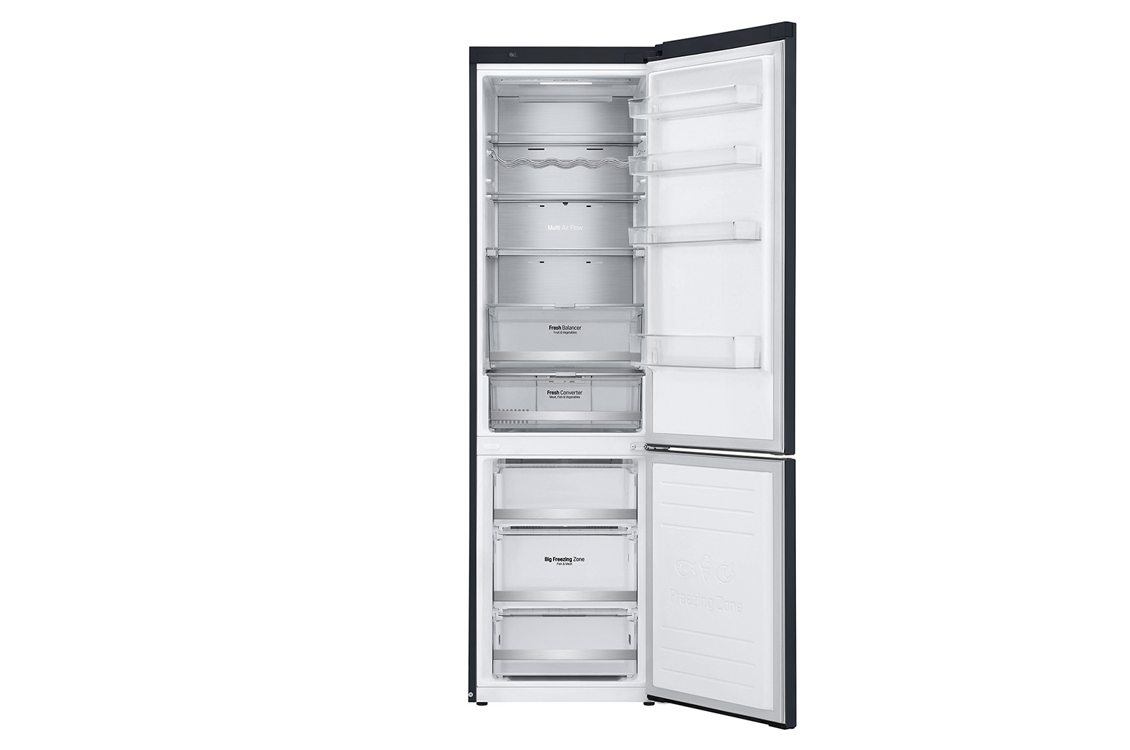 LG GBB72MCUFN fridge-freezer Freestanding – image 3