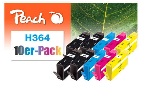 Peach PI300-751 ink cartridge Black, Cyan, Magenta, Yellow