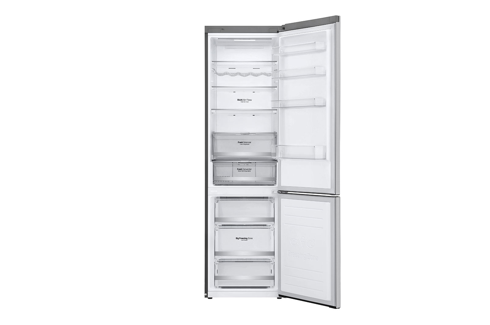 LG GBB72NSCXN fridge-freezer Freestanding – image 3