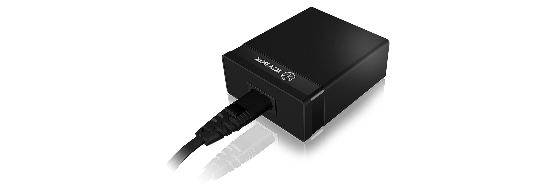 ICY BOX IB-CH402 Universal Black AC Indoor – image 2