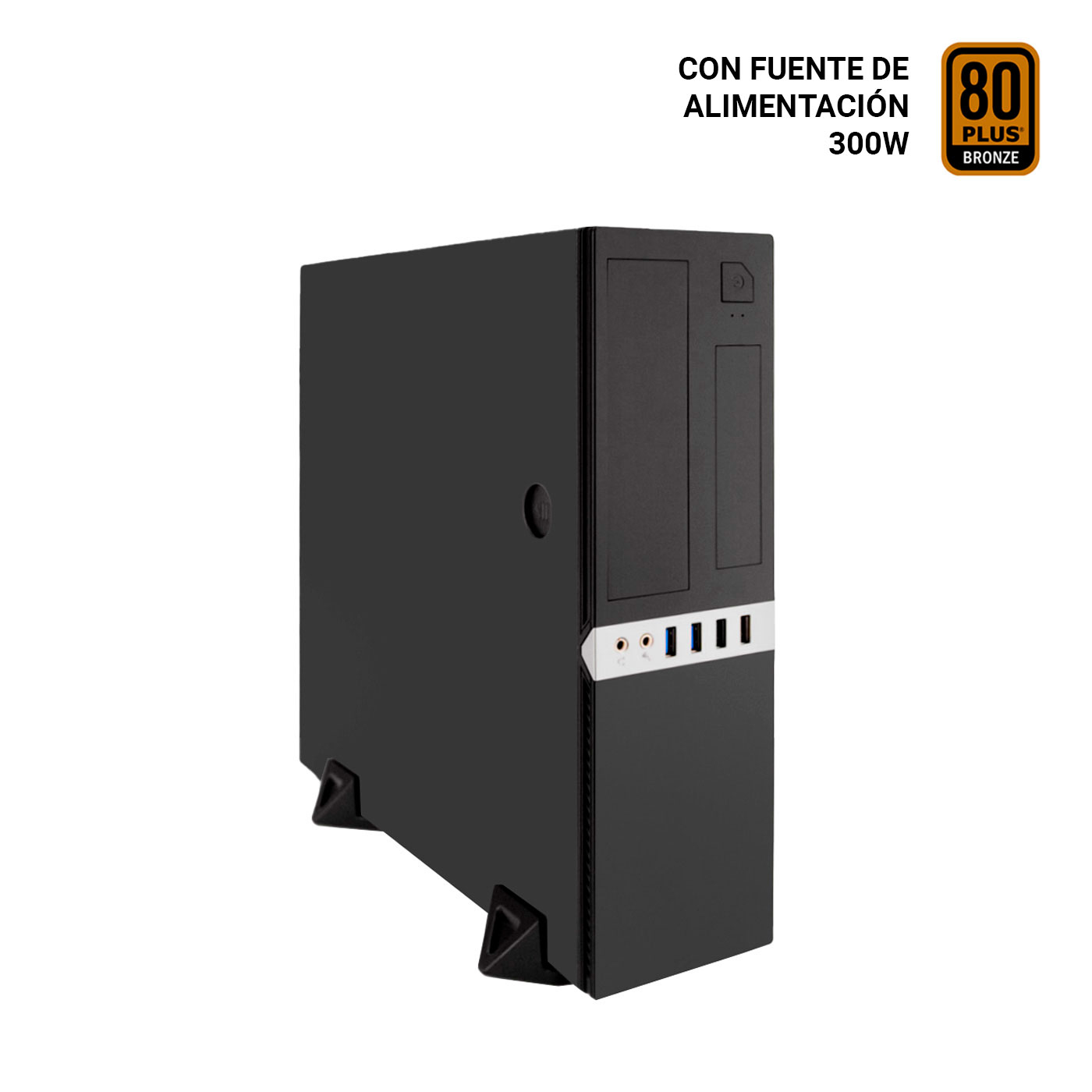 CoolBox CAJCOOT450S-BZ computer case Low Profile (Slimline) Black – image 1