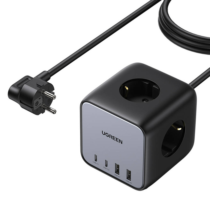 Ugreen CD268 Universal Grey, Black AC Fast charging Indoor